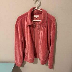 Madewell Pink Bomber Jacket Corduroy